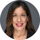 a headshot photograph of Susan Branco, PhD, LPC in a circular frame